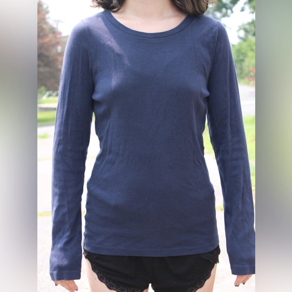 Navy J Crew Long Sleeve